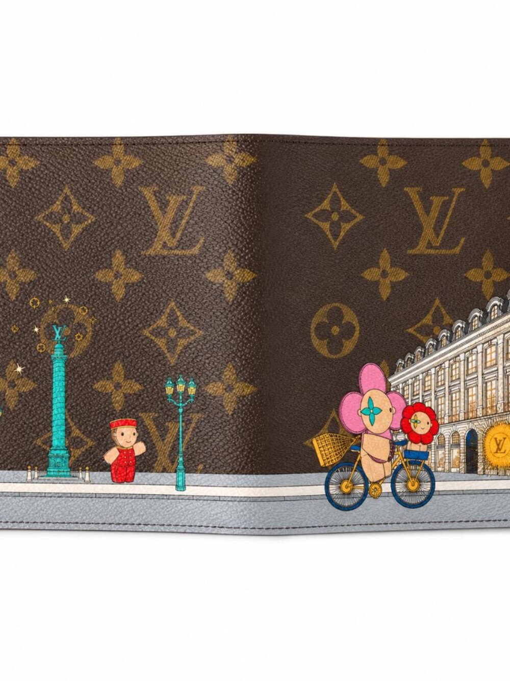 Rare LV Vivienne Holiday Passport Cover Pink M81635